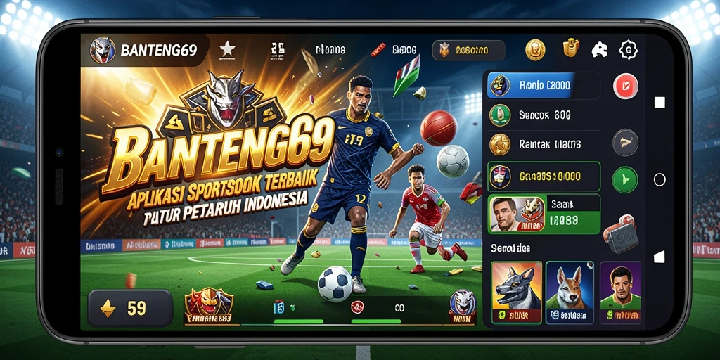 Tampilan menarik dari gameplay taruhan olahraga di BANTENG69.