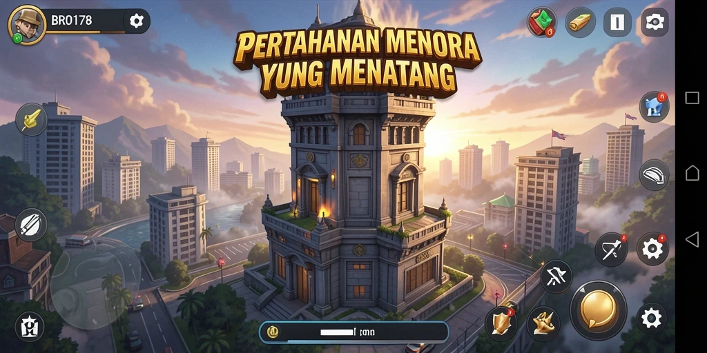 Tampilan permainan BRO178 yang mendebarkan dan penuh strategi.