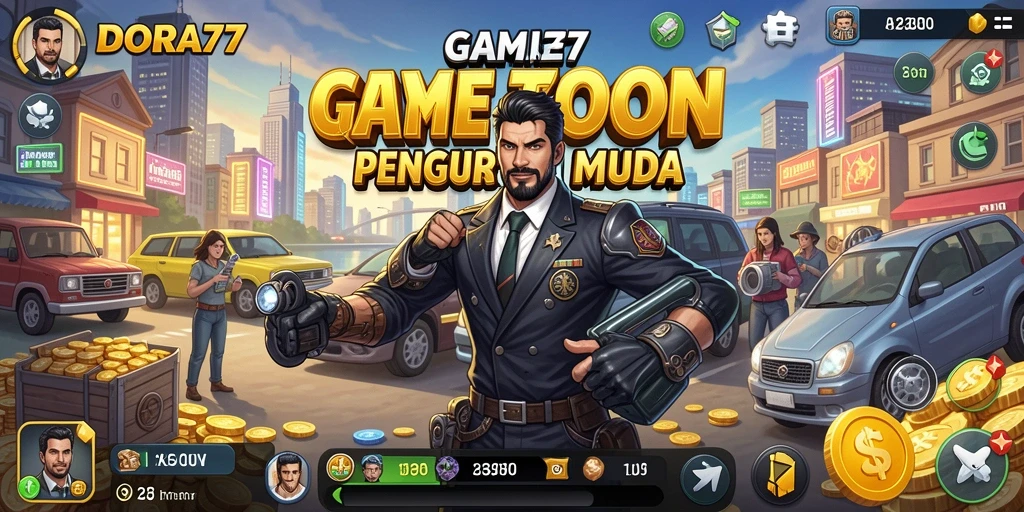Screenshot DORA77 menampilkan gameplay menarik dan strategi Tycoon.
