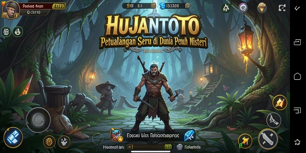 Gameplay HUJANTOTO yang penuh aksi dan eksplorasi.