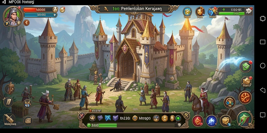 Tampilan gameplay MPO08 yang memukau dan penuh strategi.